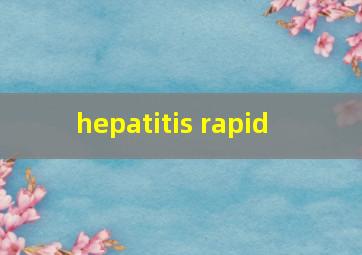  hepatitis rapid